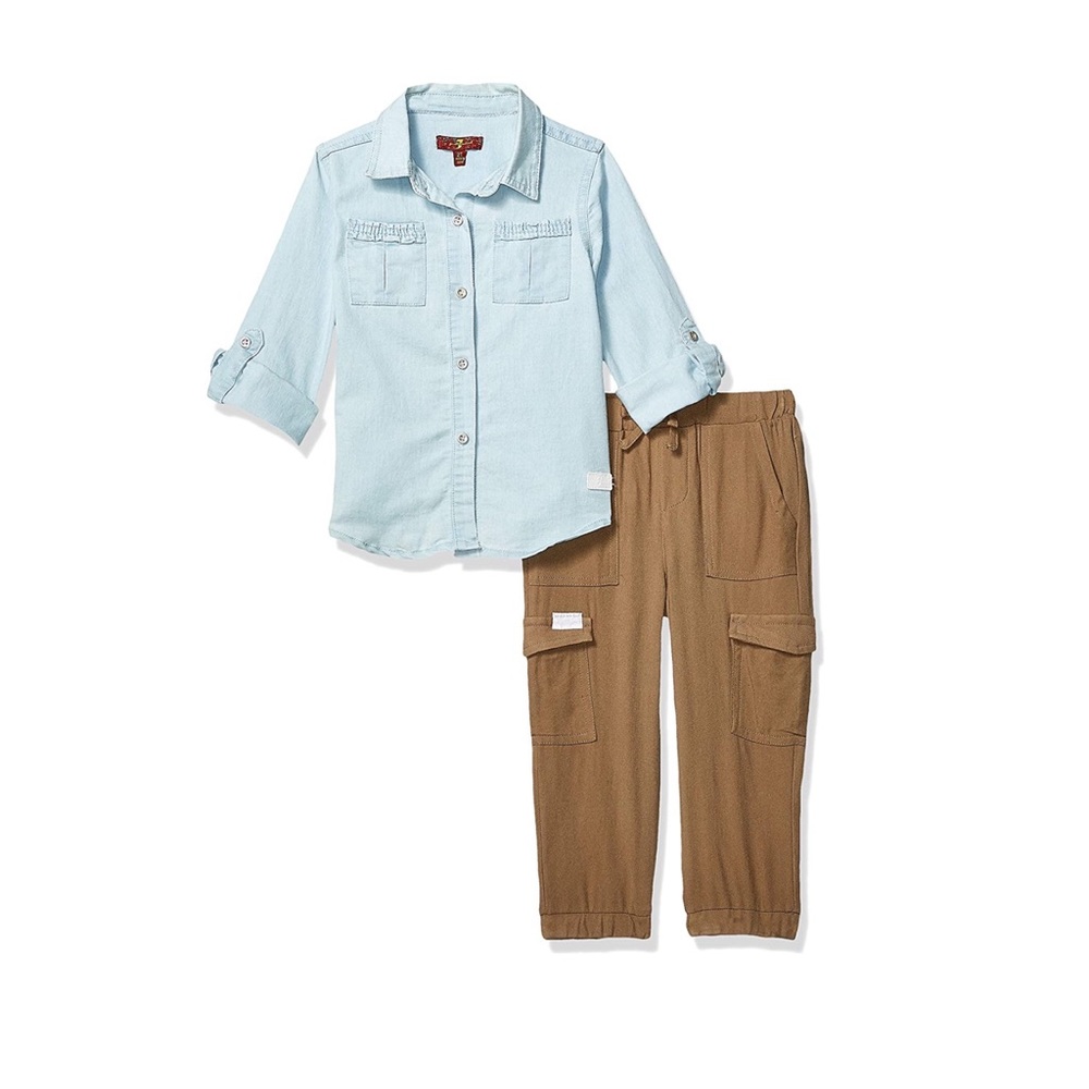 7 For All Mankind 2 Piece Set. Toddler